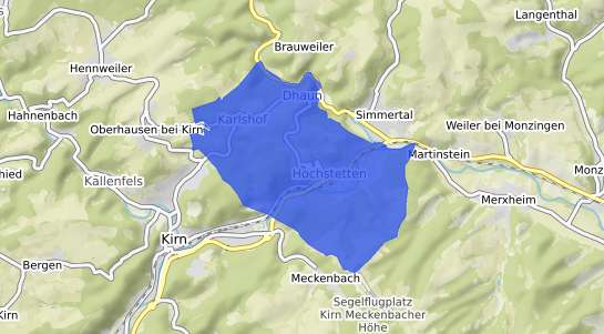Bodenrichtwertkarte Hochstetten Dhaun Hochstetten